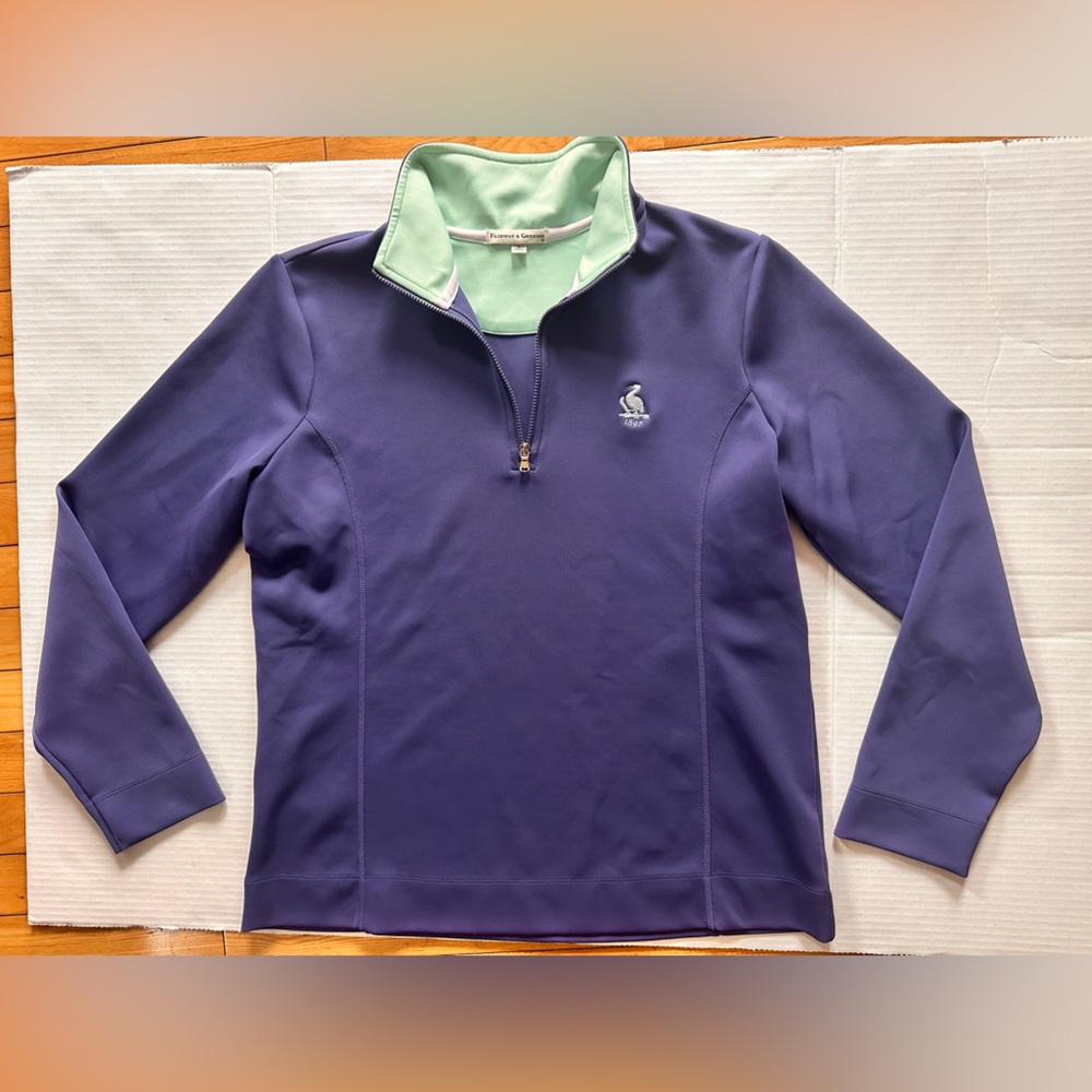Fairway & Greene Quarter Zip Pullover – Size L